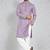 Wine linen men's  kurta