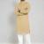 Yellow linen men's  kurta