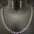 Amethyst purple solitaire cz stones jewellery set