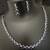 Amethyst purple solitaire cz stones jewellery set