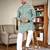  Multicolor crochet embroidered  men's rayon   kurta