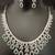 Cz emerald green white exclusive designer bridal jewellery set-1