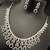 Cz emerald green white exclusive designer bridal jewellery set-1