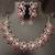 Cz red white exclusive designer bridal jewellery set-1