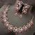 Cz red white exclusive designer bridal jewellery set-1