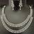 Cz mint green pink white layered jewellery set