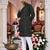  black  embroidered men's  silk kurta