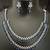 Cz blue white layered jewellery set