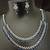 Cz blue white layered jewellery set