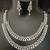 Cz full white layered jewellery set