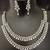 Cz full white layered jewellery set