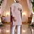  pink  schifli embroidered men's  art silk kurta