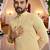  yellow  schifli embroidered men's  art silk kurta
