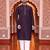  wine  linen plain men's kurta