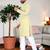 yelloww chikankari embroidered men's  rayon kurta