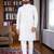 whitee  chikankari embroidered men's  rayon kurta