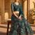 Green Sequins and Codding Embroidery Work lehenga choli