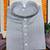  grey plain cotton blend  men's  kurta