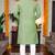  pista plain cotton blend  men's  kurta