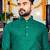   plain cotton blend  men's  kurta