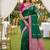 Emerald Color Zari Weaving Work Silk Saree