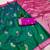 Emerald Color Zari Weaving Work Silk Saree