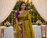 Olive Color Zari Weaving Work Silk Saree