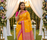 Yellow Color Zari Weaving Work Silk Saree