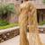 beige embroidered sequin embroidered butterfly net saree with blouse