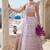 Heavy satin silk lehenga with sequence & thread work 