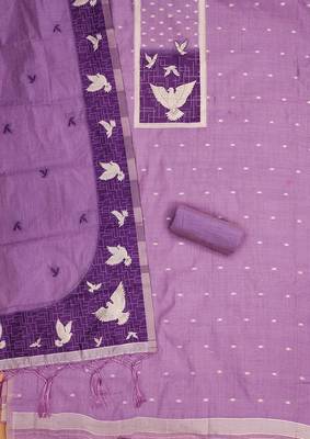  jamdani muga cotton salwar kameez material 3