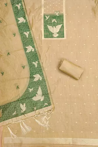  jamdani muga cotton salwar kameez material
