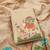 Premium cow design jamdani muga cotton salwar kameez material