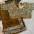 Copper sequin embroidered, mirror work,  zimmy choo silk bollywood saree with blouse