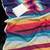 blue striped, printed soft cotton  saree with blouse