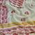 white printed soft linen cotton  saree with blouse