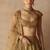 Gold Embroidered Tissue Silk Lehenga Set