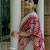 white printed soft cotton  saree with blouse
