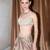 Champagne Brown Embroidered Silk Lehenga Set