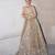 Champagne Gold Embroidered Rambagh Silk Lehenga Set