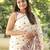 white embroidered kota saree with blouse