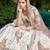 Ivory Embroidered Rambagh Silk Lehenga Set With Veil