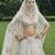 Ivory Embroidered Tulle Lehenga Set With Veil