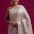 Pink embroidered, paper mirror work,  vichitra silk bollywood saree with blouse