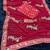 red embrodiery zari sequin embroidered moti work georgette saree with blouse
