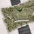 Green printed, sequin embroidered chinnon silk bollywood saree with blouse