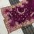 Wine sequin embroidered, cut work jimmy choo bollywood saree with blouse
