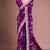 Purple embroidered, sequin embroidered jimmy choo bollywood saree with blouse