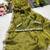 Mehendi mirror work, cut work soft burberry silk bollywood saree with blouse