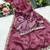 Pink mirror work, cut work soft burberry silk bollywood saree with blouse